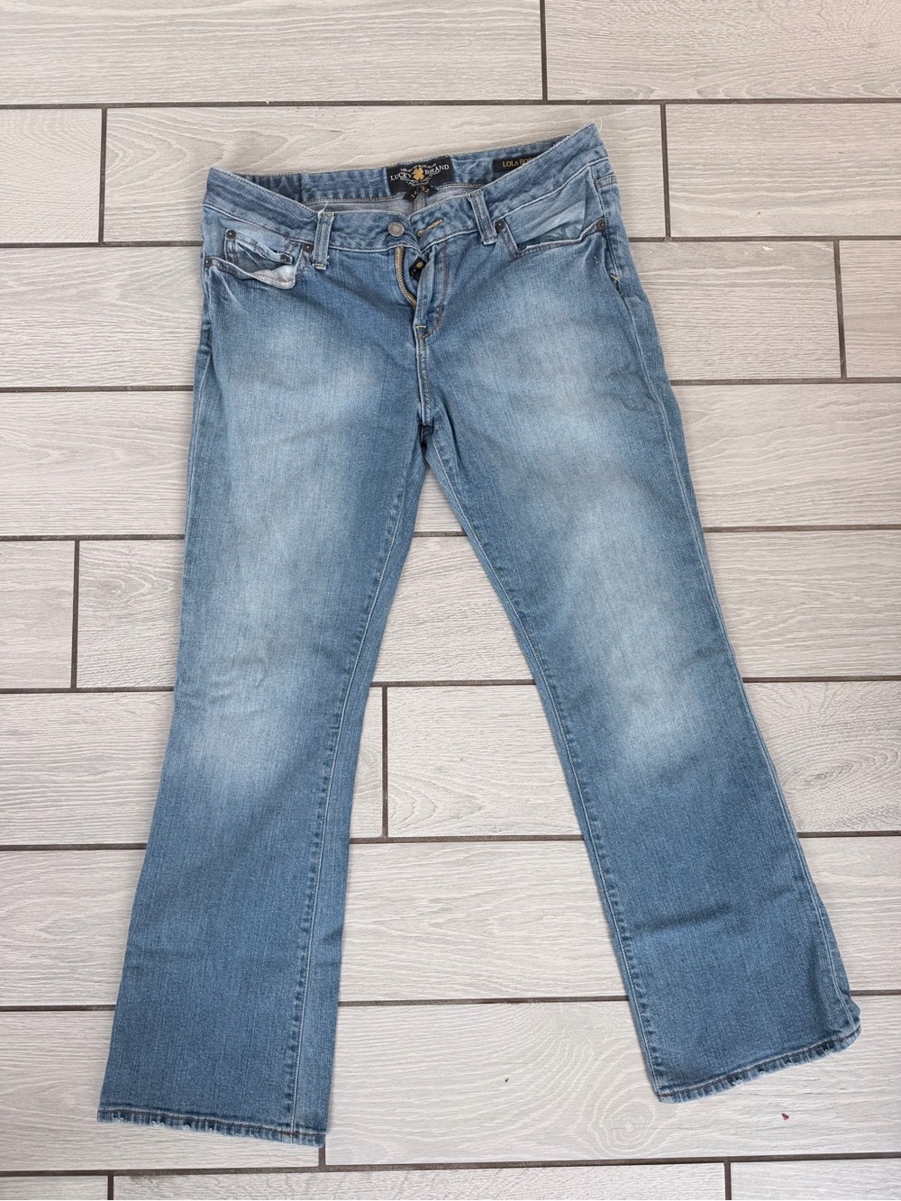 Lucky Brand Light Wash Flare Jeans- size 14/32
